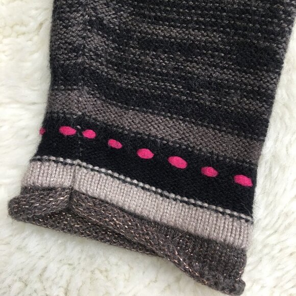 Catimini Toddler Girl Gray Brown Knit Bolero Cardigan Sweater Size 3 Years - Picture 7 of 12